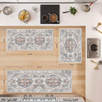 Washable Kitchen Rug Set of 3: Boho Non-slip Soft Stove Sink Mat Light Weight - Image 5
