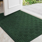 Mibao Front Door Mat Indoor Outdoor Entrance, Dirt Trapping Welcome Mats by Mibao