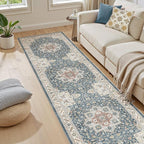 Vintage Hallway Runner Rug 2x8: Large Soft Washable Entryway - Image 5