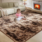 Ultra Soft Rug for Living Room, 3X5 Fluffy Shag Area Rug for Bedroom, Modern - Image 9