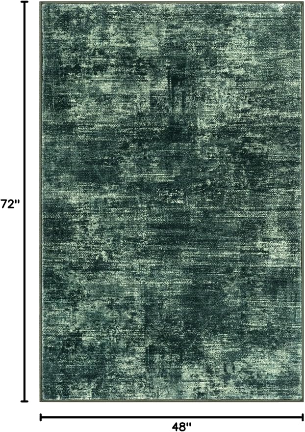 IOHOUZE Abstract Area Rug 4x6 Ft Washable Rugs - Image 2