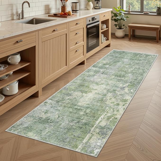 Soalmost Runner Rug 2x5 Washable Non-Slip Kitchen Runner Rugs - Image 3