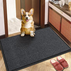 BesWin Indoor Outdoor Mat, Heavy Duty Commercial Floor Mat, Non Slip Rubber - Image 2