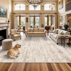 TOPRUUG Washable 12x18 Area Rug by TOPRUUG