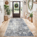 4x5 Washable Entryway Rug – Non-Slip Modern Abstract Indoor Area Rug - Image 3