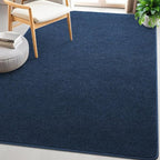 5x7 Feet Navy Blue Area Rugs for Bedroom, Indoor Washable Memory Foam Rug for - Image 8