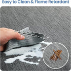 Chair Mat for Hardwood Floor, Large Anti-Slip Hard Floor Protector Rolling - Image 7