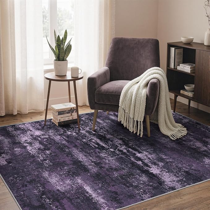 BEIMO Area Rugs 6x9 for Living Room Bedroom, Modern Abstract Machine Washable - Image 2