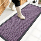 OLANLY Front Door Mat Outside Entrance 47x17, Heavy Duty Sturdy Natural Rubber by OLANLY
