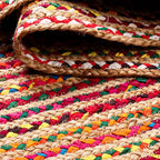 Hausattire Bohemian Braided Runner Rug 2'x6' - Image 7