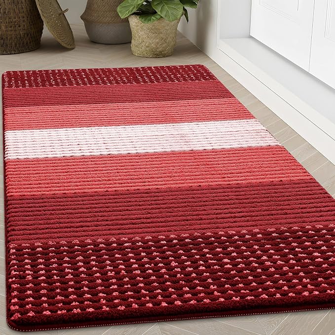 Kitinjoy Indoor Outdoor Door Mat, 71x47 Non-Slip Absorbent Dirt Trapper by Kitinjoy