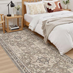 Vintage Hallway Runner Rug 3x12: Large Soft Washable Entryway - Image 4