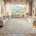 jinchan Zenith Floral 8x10 Area Rug Soft Low-Pile Living Room Rug Machine by JINCHAN