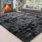 Area Rugs for Living Room 6x9, Ultra Soft Fluffy Rug for Bedroom, Modern Shaggy by Awaytail