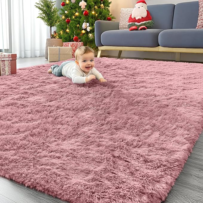 OLANLY 8x10 Machine Washable Large Area Rugs by OLANLY