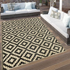 SAND MINE Reversible Mats, Plastic Straw Rug, Modern Area Rug, Large Floor Mat - Image 6