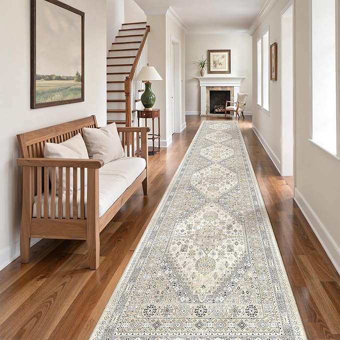 zesthome 2x12 Runner Rug, Long Hallway Rugs by Zesthome