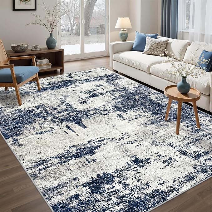 Area Rug Living Room Rugs: 5x7 Washable Rug by Tosuoka