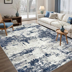 Washable Rug 6x9 Area Rugs: Soft Large Living Room Rug by Tosuoka