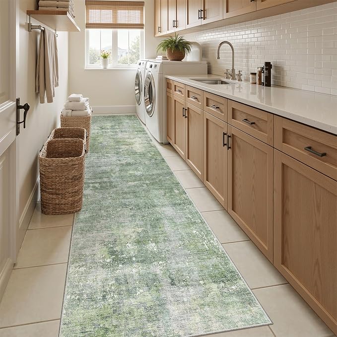 Soalmost Runner Rug 2x10 Washable Non-Slip Hallway Runner Rugs - Image 4