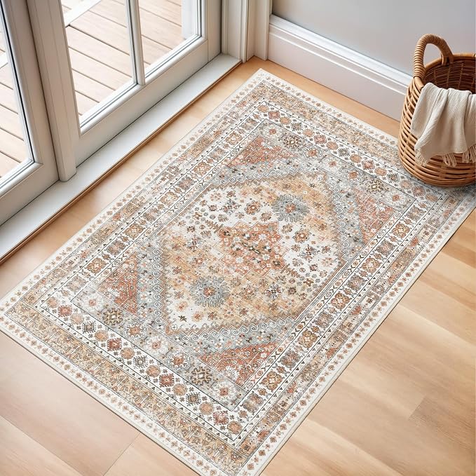 zesthome 2x3 Entryway Rug, Soft Washable Rugs, Non Slip Area Rug, Stain by Zesthome