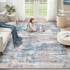 XLUEZ 5x7 Area Rugs for Living Room, Washable Modern Abstract Large Area Rug by XLUEZ