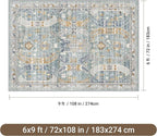 befbee 6x9 Area Rugs for Living Room - Image 2