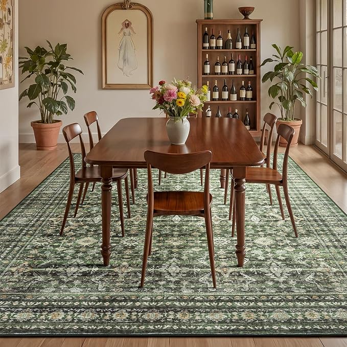 Lofus 9x12 Area Rug for Living Room, Soft Boho Carpets for Bedroom Dining Room - Image 3