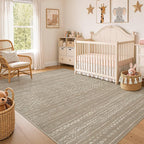 Nakagishi Area Rug Living Room Rugs: 5x7 Large Soft Machine Washable Boho - Image 7