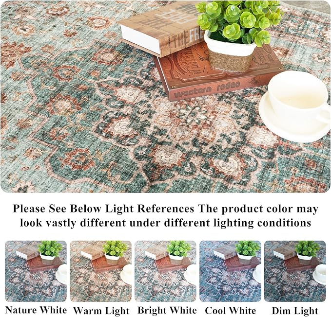 TOPRUUG Washable Oriental Area Rug - Image 3