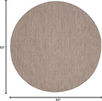 SAFAVIEH Outdoor Round Rug 5'3" - Image 2