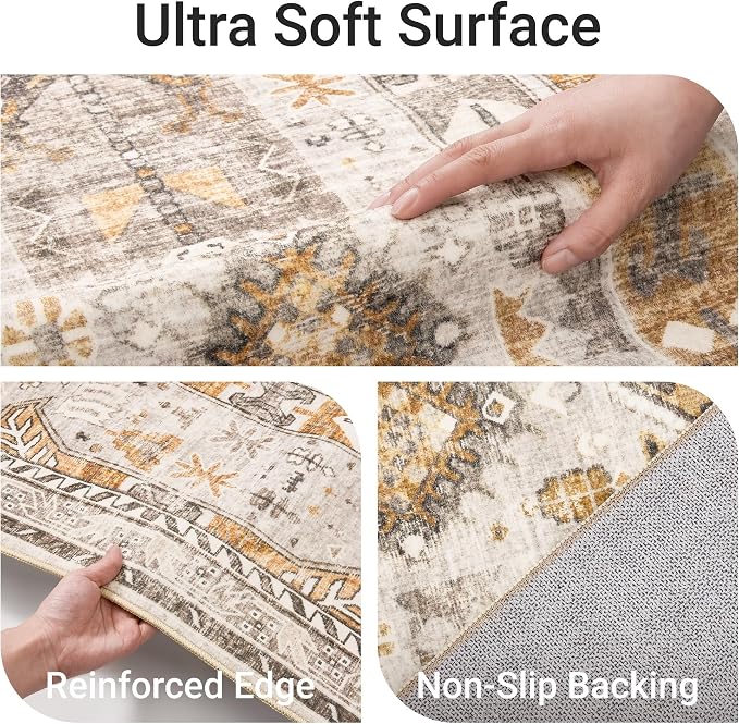 befbee 2.6'x8'Non Slip Runner Rugs - Image 3