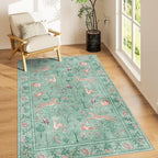 DUKINO 3x5 Rug, Washable Animal Area Rug by DUKINO