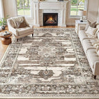 Washable 10x12 Area Rug for Living Room by JessibouAreaRug
