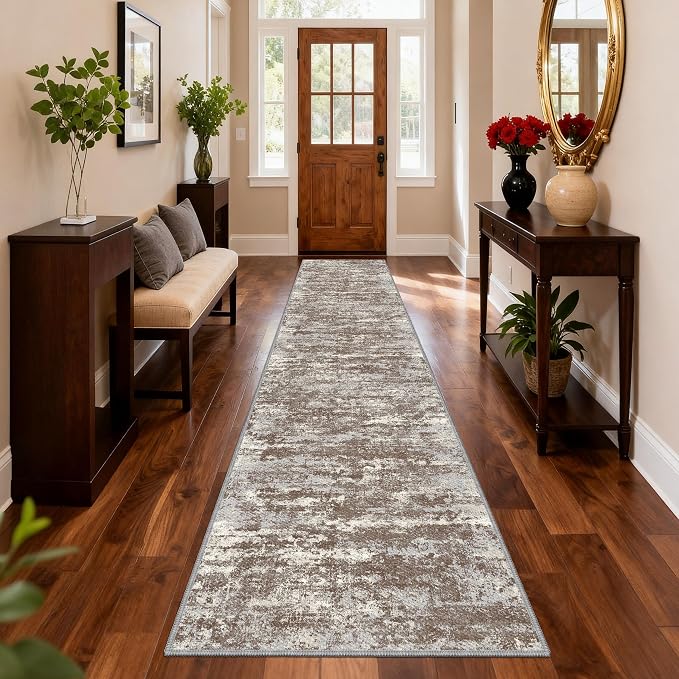 Washable Carpet Runners for Hallway 16ft-Non Slip Floor Runners for Dogs - Image 8