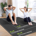 Stepwaver Extra Large Exercise Mat, Ultra Durable, High-Density Gym Mat - Image 2