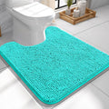 OLANLY Toilet Rugs U-Shaped 24x24, Extra Soft Absorbent Chenille Contour by OLANLY