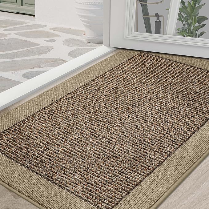 BEQHAUSE Indoor Door Mat 36" x 60", Dirt Trapper Door Mats Non-Slip Entryway by BEQHAUSE