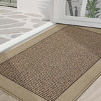 BEQHAUSE Indoor Door Mat 36" x 60", Dirt Trapper Door Mats Non-Slip Entryway by BEQHAUSE