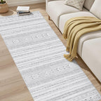 cotiled Hallway 2.6x8 Runner Rugs: Washable Boho Rugs - Image 5
