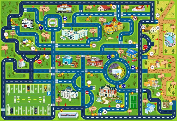 Esup 4'x6' Non-Slip Kids Rugs Perfect - Image 8