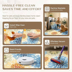 6x9 Indoor Outdoor Area Rug Washable Patio Rug Colorful Non Slip Non Shedding - Image 7