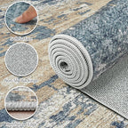 Area Rugs 5x7 Living Room: Large Soft Washable Rug Modern Abstract Anti-Skid - Image 9