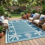 Garvee Outdoor Rug 5x8 Waterproof by Garvee
