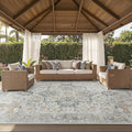 GENIMO Outdoor & Indoor Area Rug 10'x14', Waterproof, Non-Shedding, Easy by GENIMO
