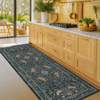 Botanical Bird 2x6 Entryway Rugs Indoor, Machine Washable Runner Rugs - Image 6