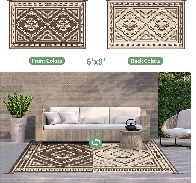 GENIMO Outdoor Rug for Patio Clearance - Image 4