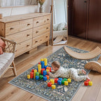Washable 3x5 Entryway Area Rugs: Ultra Soft Low Pile Carpet - Image 6