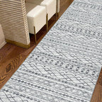 KUTA Boho Hallways Runner Rugs 2x12, Moroccan Washable Kitchen Rug Non-Slip - Image 3