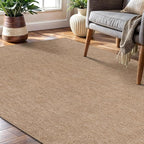 CAMILSON Easy Jute Rug 4x6, Indoor Outdoor Natural Color Fiber Area Rugs - Image 9